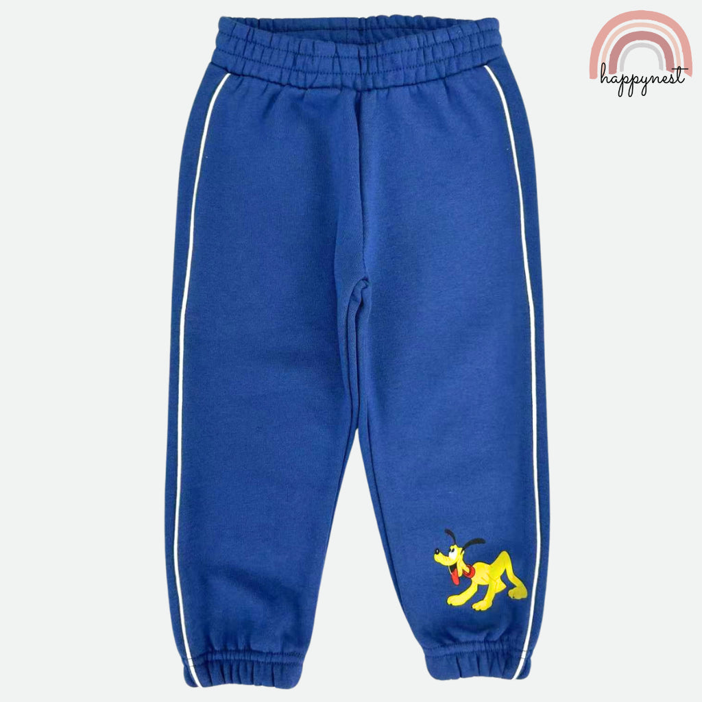 Mickey Mouse Blue Boys 2-Pc Zip-Up Tracksuit & Jogger Set | 3-12 Years (SS676)