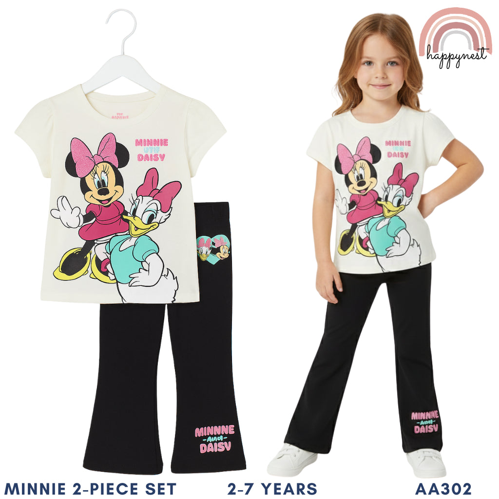 Minnie & Daisy Besties 2-Piece Flared Outfit (2-7 Years) - AA302