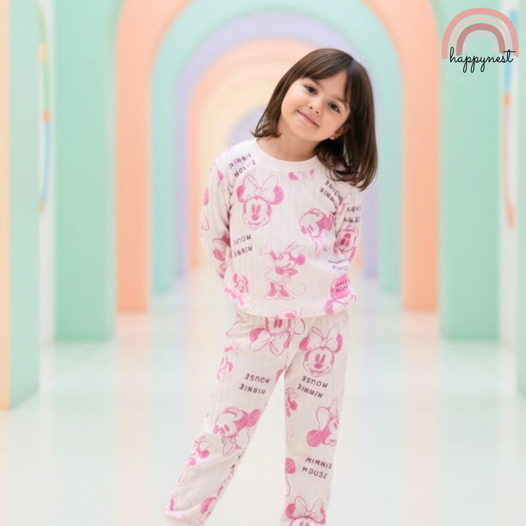 Minnie Girl 2-Pc Pink Quilted Set | 18 Months - 6 Years | SS702