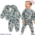 Mickey Boy OOTD Print 2-PC Sweatshirt & Joggers Set (SS694) | 2-8Y