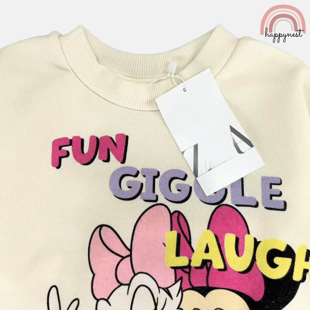 Minnie Tracksuit Girl Set Sweatshirt Jogger Set for Girls 2-8 Years Old SS134