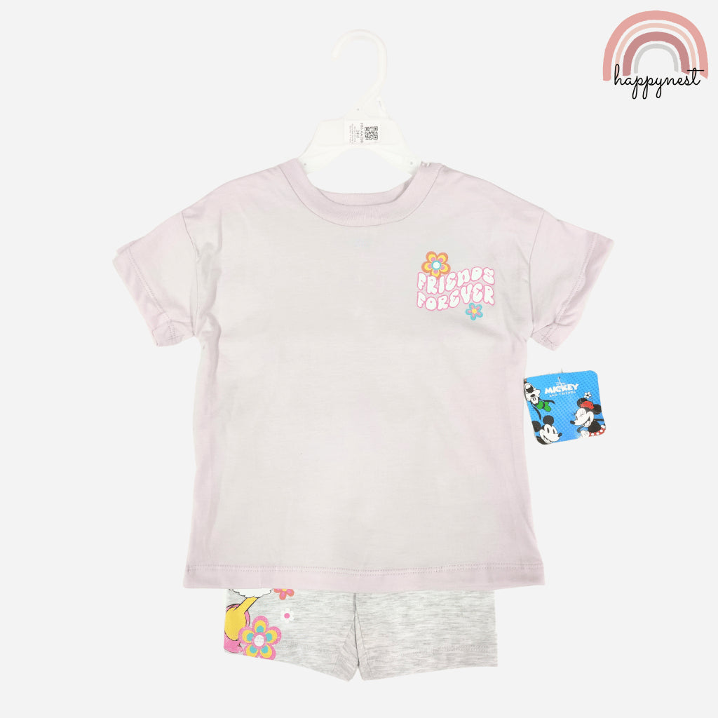 Minnie Shirt Shorts OOTD Set AA398 12 Months - 4 Years AA398