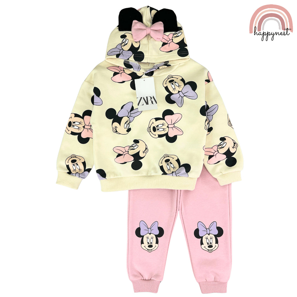 Minnie Mouse Hoodie Terno Set (2-8Y) | SS655