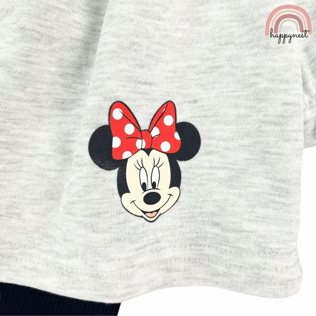 KIABI Minnie Shirt & Leggings Sunglasses Terno Set (6-36M) | SS601