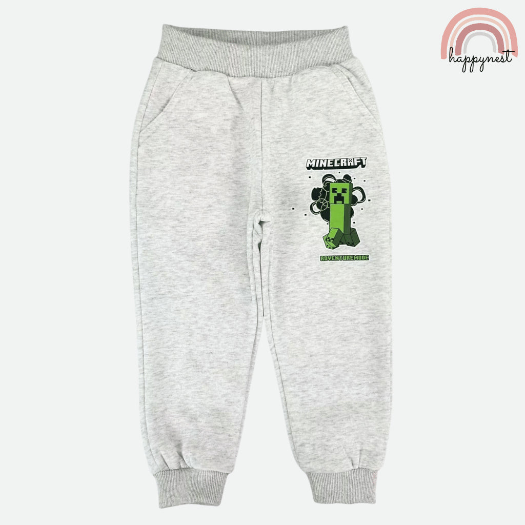 Minecraft Kids Boys 2-Pc Hoodie & Joggers Set | Teal Green Tracksuit | 2-8 Years (SS679)