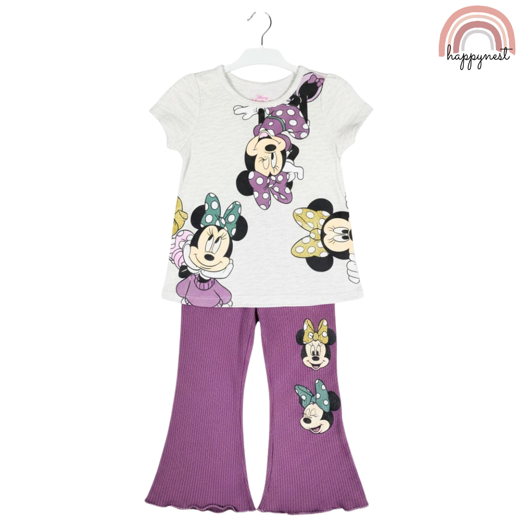 Minnie Mouse Purple Flared 2-Piece Set (2-4 Years) - AA476
