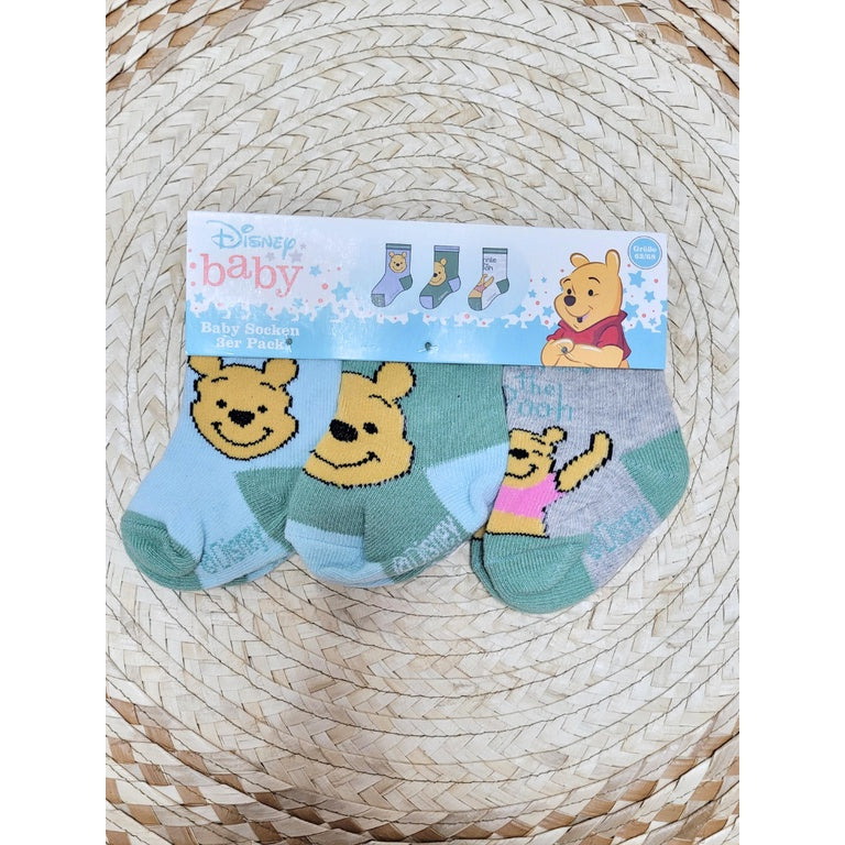 Disney - Socks 3 Pairs - Mickey Mouse, MinniePrincesses - Cute, Comfy, High-Quality